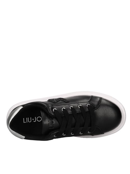 Sneakers in ecopelle LIU JO | MINI KYLE 825G SPREADINGNERO-ARGENTO